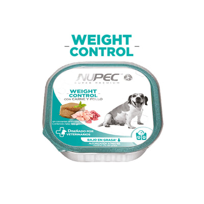 Caja 4x pz Nupec Alimento Humedo para Perro Weight Control/ digestive