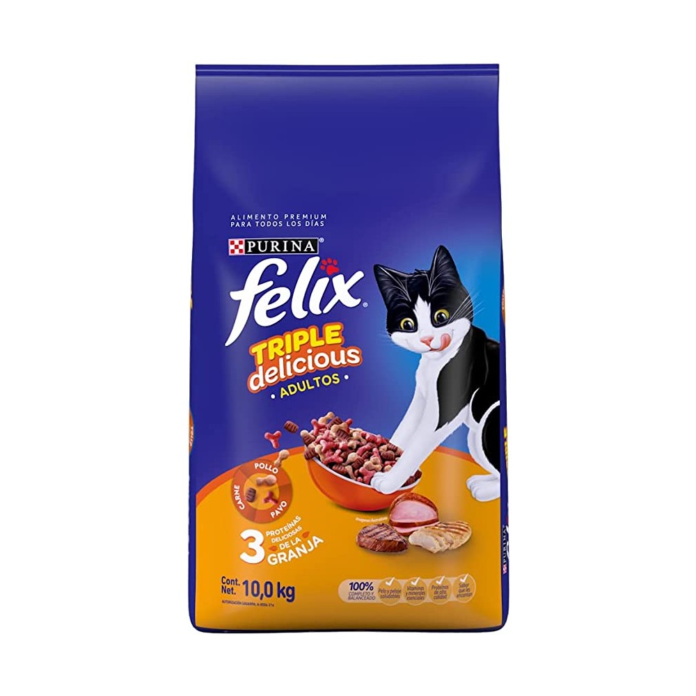 FELIX TRIPLE DELICIOUS 10 KG