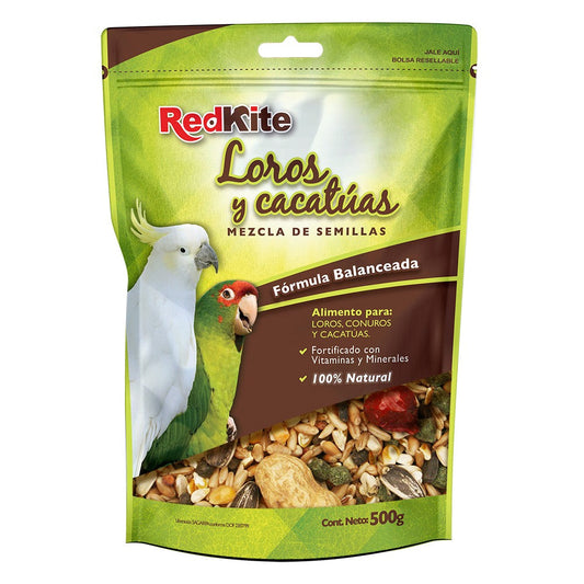 MEZCLA DE SEMILLAS P/LOROS Y CACATUAS 500G FL4013